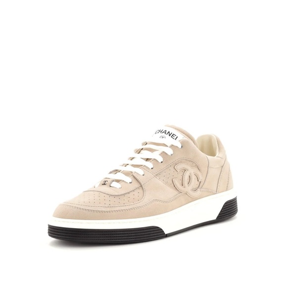 CHANEL Shoes - CHANEL Beige Athletic Shoes